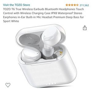Tozo T6 wireless Bluetooth headphones